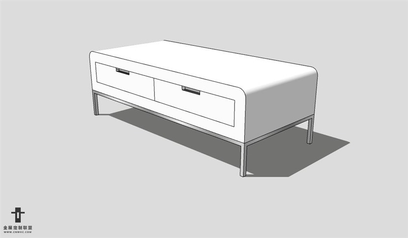 SketchUp茶几模型草图大师茶几3D模型Tea table-037