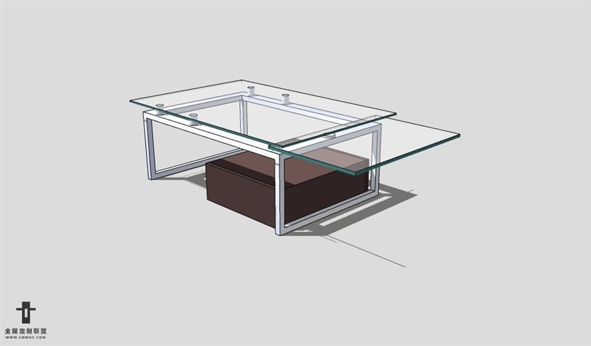 SketchUp茶几模型草图大师茶几3D模型Tea table-055