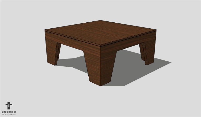 SketchUp桌子模型草图大师合式桌子3D模型Washitsu-Table-007