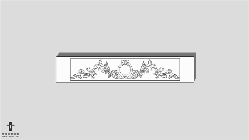 SketchUp草图大师建筑构建石膏线模型下载-011SKP模型