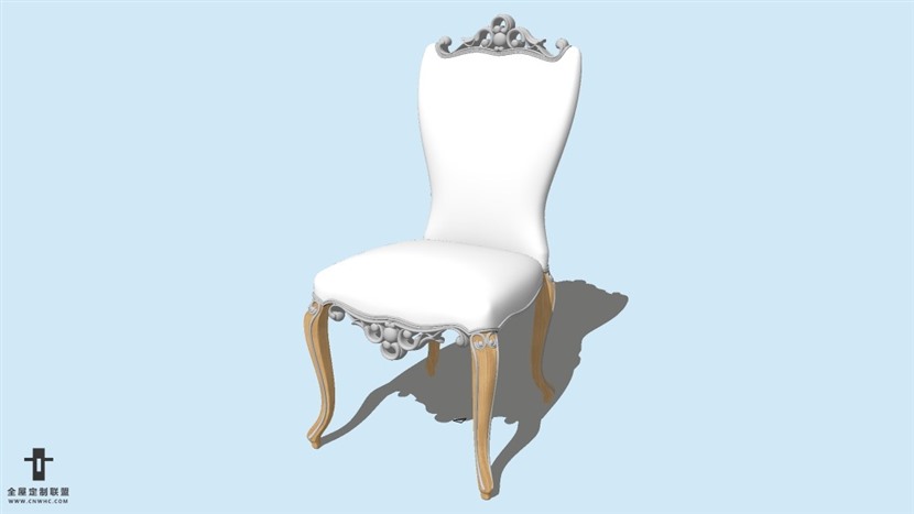 SketchUp精品无扶手椅子模型草图大师椅子模型下载-Chair-003SKP模型