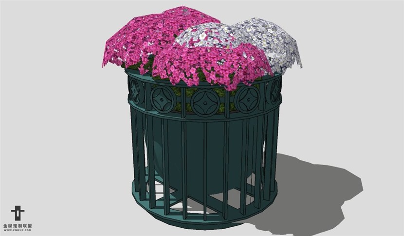 SketchUp饰品模型草图大师花艺3D模型Artificial Plant-078