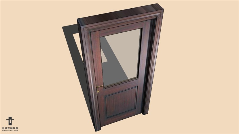 SketchUp门窗模型草图大师门窗模型Single Door-021SKP模型