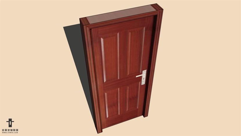 SketchUp门窗模型草图大师门窗模型Single Door-022SKP模型