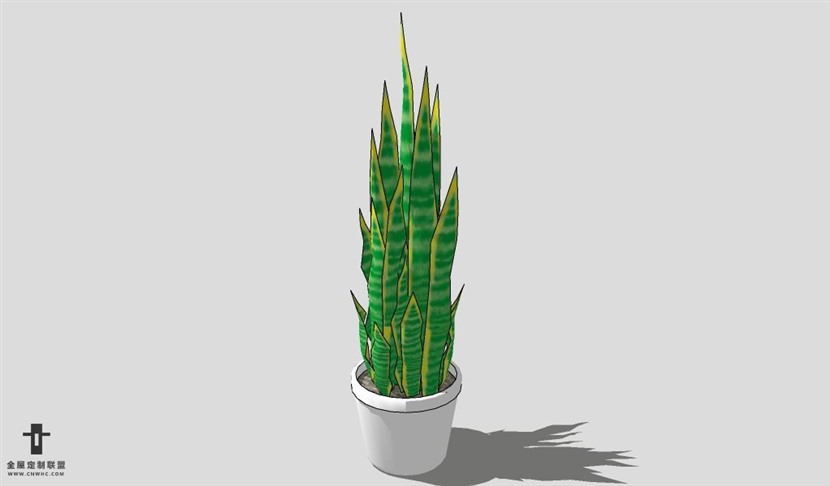 SketchUp饰品模型草图大师花艺3D模型Plant-001