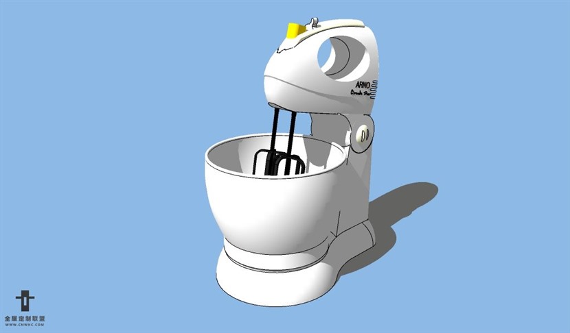 SketchUp草图大师厨房电器咖啡机SU模型下载006SKP模型