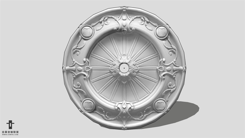 SketchUp草图大师建筑构建石膏线模型下载-013SKP模型