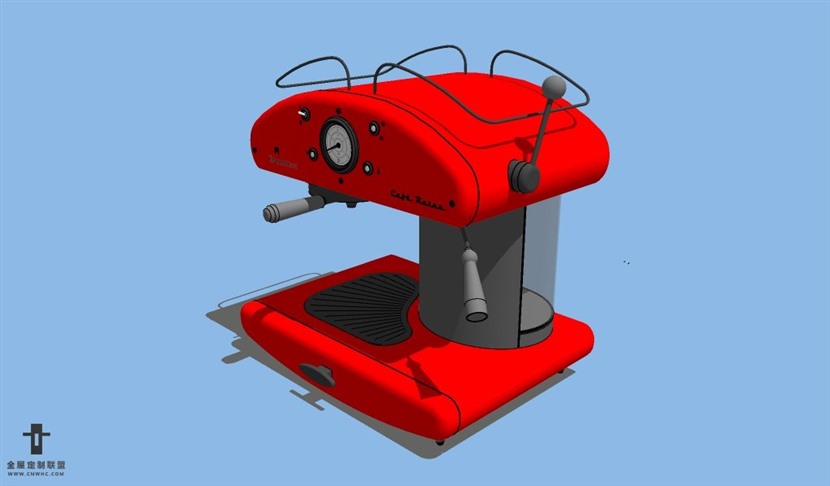 SketchUp草图大师厨房电器咖啡机SU模型下载015SKP模型