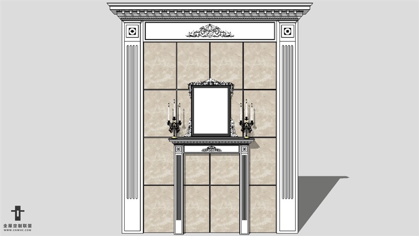 SketchUp草图大师建筑构建模型下载-021SKP模型