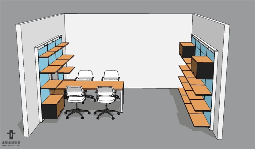 SketchUp草图大师办公桌椅家具组合SU模型下载200SKP模型
