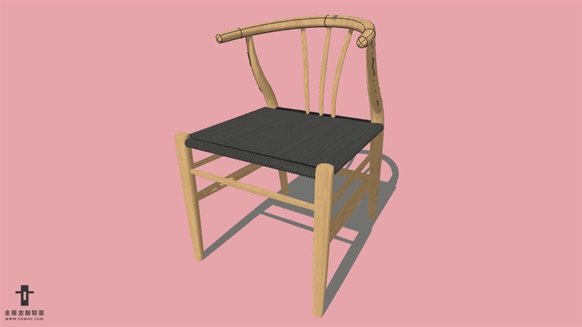 SketchUp精品扶手单椅子模型草图大师扶手椅模型下载-Armchair-040SKP模型