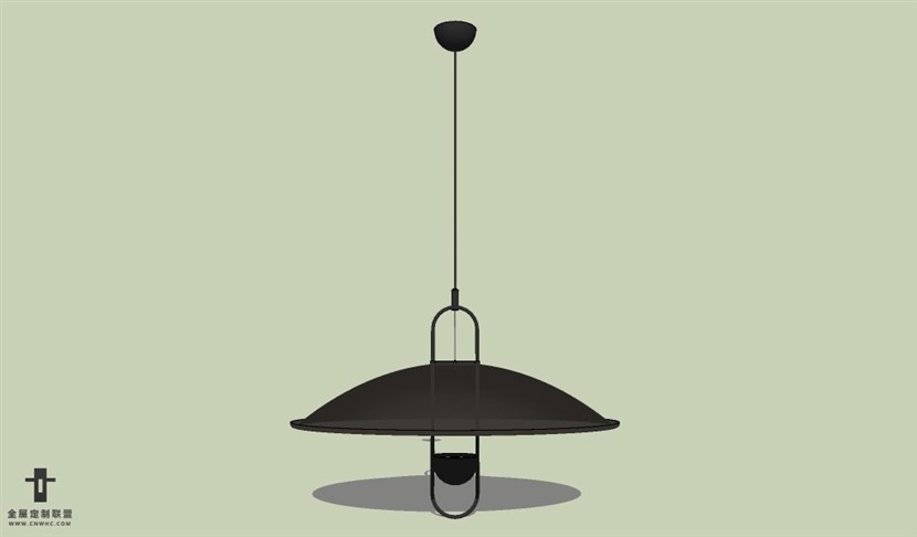 SketchUp草图大师现代简约风格吊灯天花灯SU模型下载Ceiling Light 007SKP模型