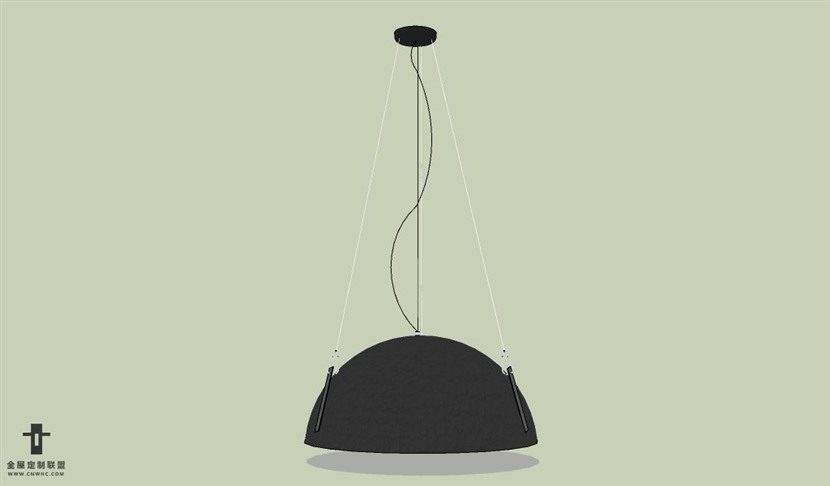 SketchUp草图大师现代简约风格吊灯天花灯SU模型下载Ceiling Light 020SKP模型