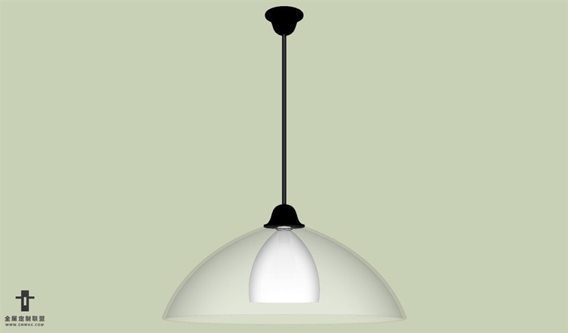 SketchUp草图大师现代简约风格吊灯天花灯SU模型下载Ceiling Light 040SKP模型