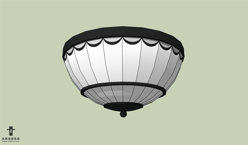 SketchUp草图大师欧式天花灯吊灯SU模型下载Ceiling Light-064SKP模型