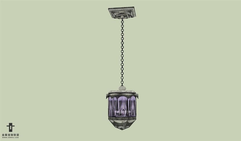 SketchUp草图大师欧式天花灯吊灯SU模型下载Ceiling Light-066SKP模型