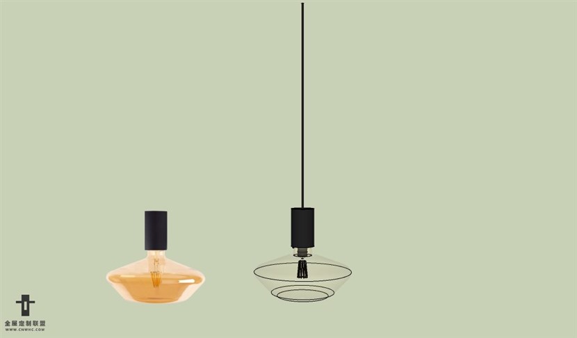 SketchUp草图大师现代简约风格吊灯天花灯SU模型下载Ceiling Light 112SKP模型