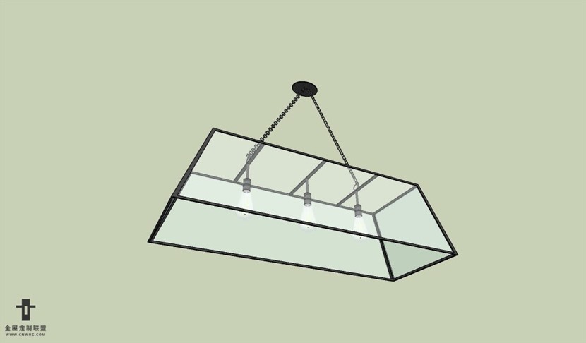 SketchUp草图大师现代简约风格吊灯天花灯SU模型下载Ceiling Light 116SKP模型