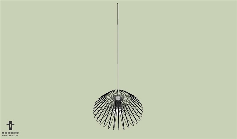 SketchUp草图大师现代简约风格吊灯天花灯SU模型下载Ceiling Light 141SKP模型