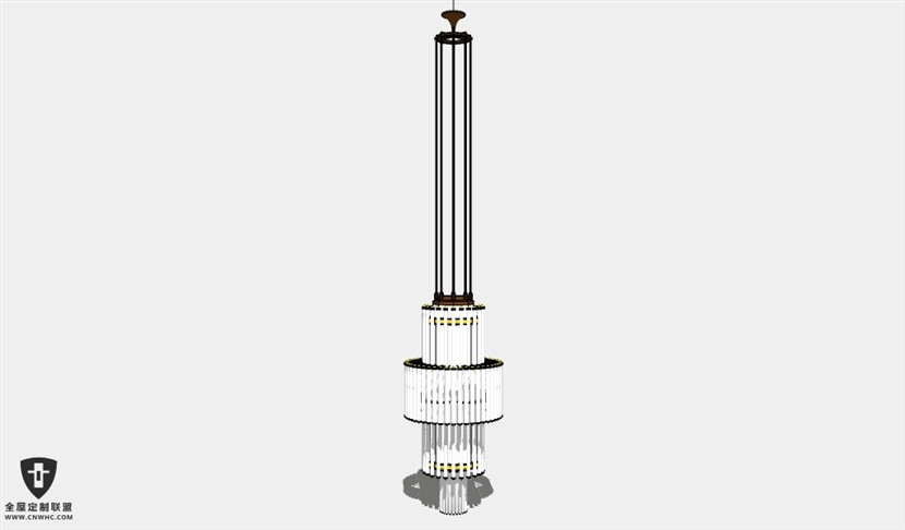 SketchUp草图大师天花灯吊灯SU模型下载Ceiling Light-207SKP模型