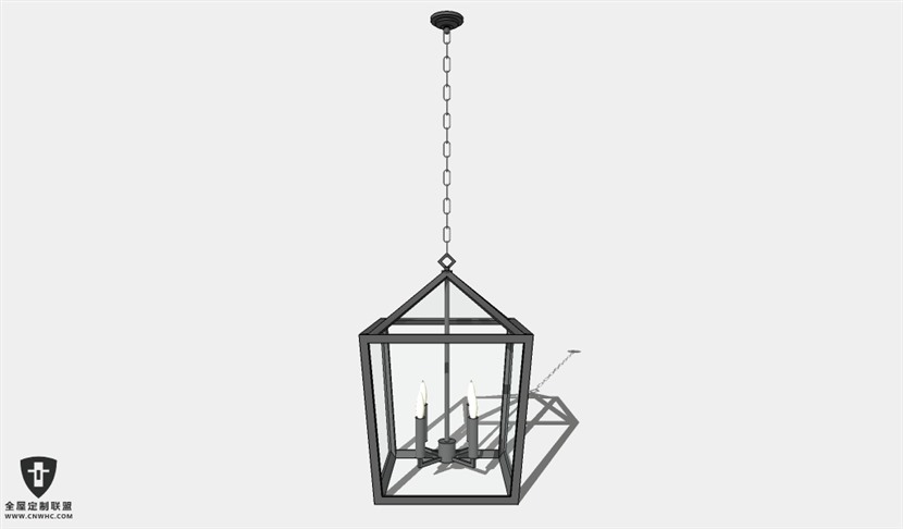 SketchUp草图大师天花灯吊灯SU模型下载Ceiling Light-219SKP模型