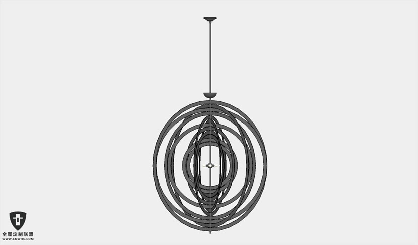 SketchUp草图大师天花灯吊灯SU模型下载Ceiling Light-220SKP模型