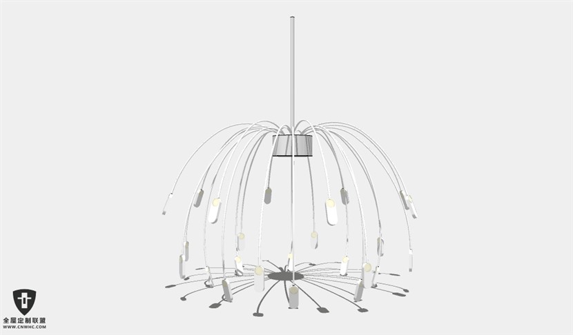 SketchUp草图大师天花灯吊灯SU模型下载Ceiling Light-278SKP模型