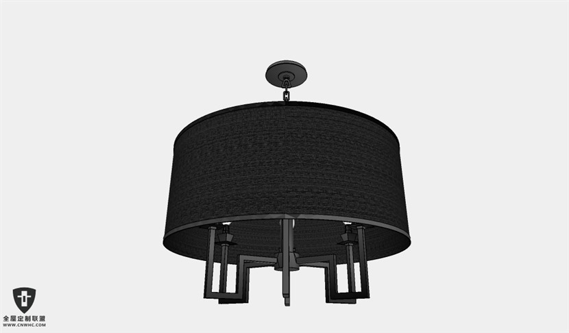 SketchUp草图大师天花灯吊灯SU模型下载Ceiling Light-291SKP模型