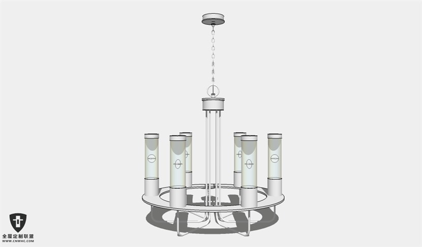 SketchUp草图大师天花灯吊灯SU模型下载Ceiling Light-294SKP模型