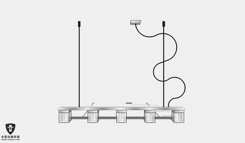 SketchUp草图大师天花灯吊灯SU模型下载Ceiling Light-338SKP模型