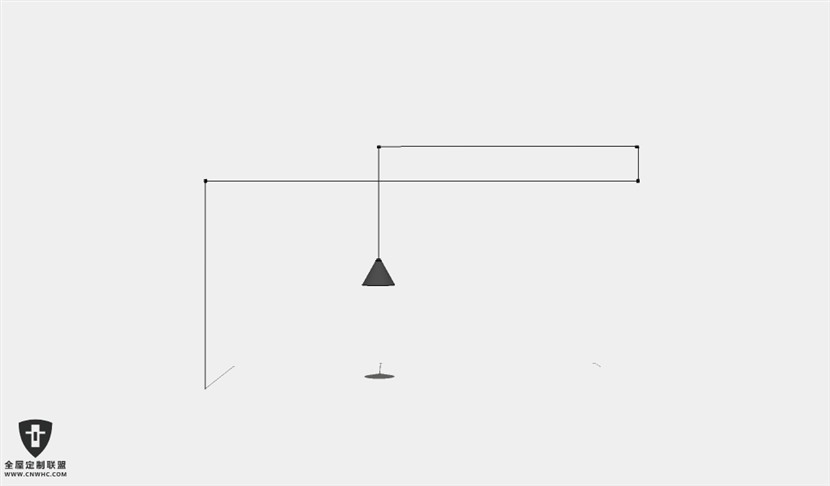 SketchUp草图大师天花灯吊灯SU模型下载Ceiling Light-345SKP模型