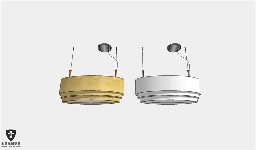 SketchUp草图大师天花灯吊灯SU模型下载Ceiling Light-363SKP模型