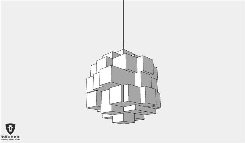 SketchUp草图大师天花灯吊灯SU模型下载Ceiling Light-367SKP模型