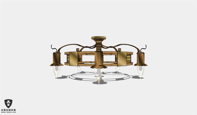 SketchUp草图大师天花灯吊灯SU模型下载Ceiling Light-376SKP模型