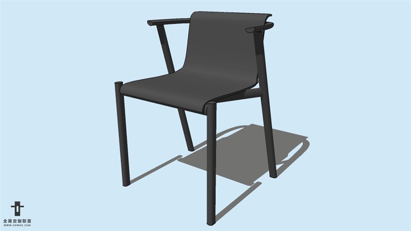 SketchUp精品无扶手椅子模型草图大师椅子模型下载-Chair-016SKP模型