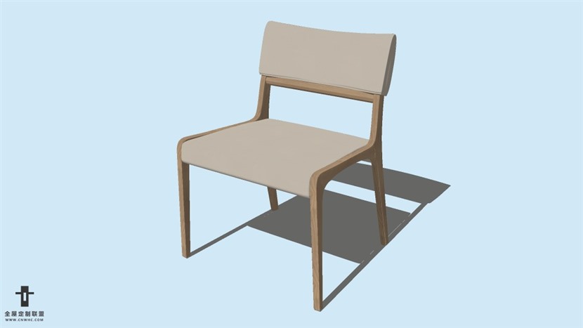 SketchUp精品无扶手椅子模型草图大师椅子模型下载-Chair-017SKP模型