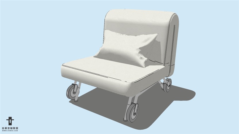 SketchUp精品无扶手椅子模型草图大师椅子模型下载-Chair-038SKP模型