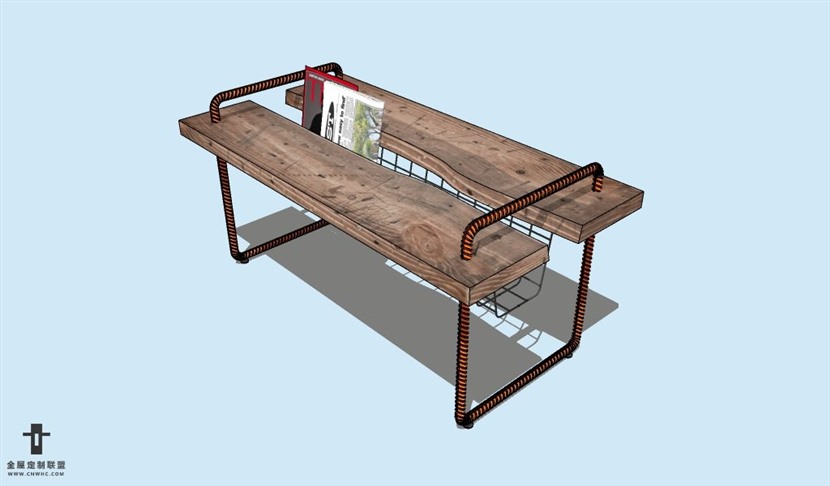 SketchUp草图大师书桌SU模型下载Desk-007SKP模型