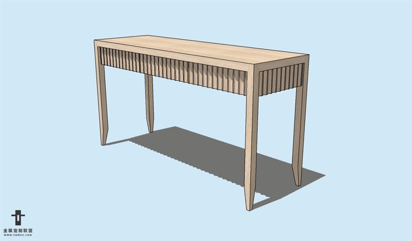 SketchUp草图大师书桌SU模型下载Desk-038SKP模型