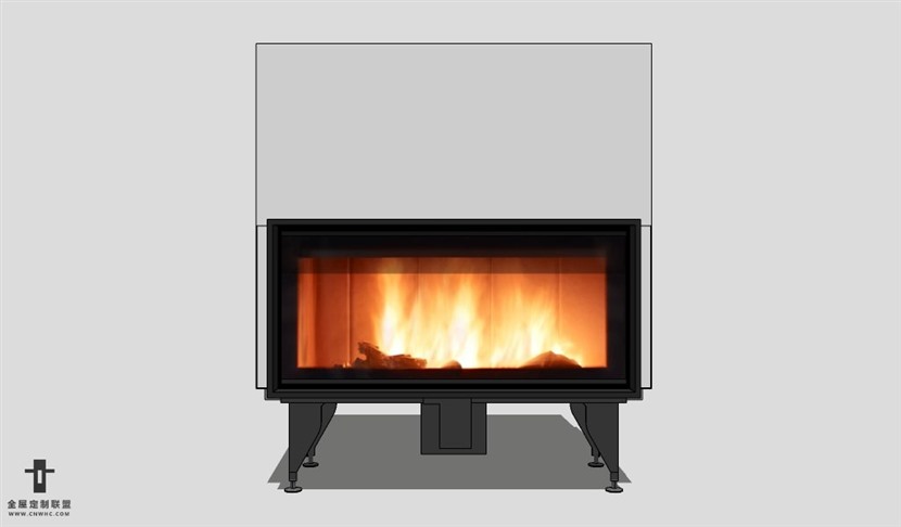 SketchUp草图大师欧式壁炉SU模型下载Fireplace-019SKP模型