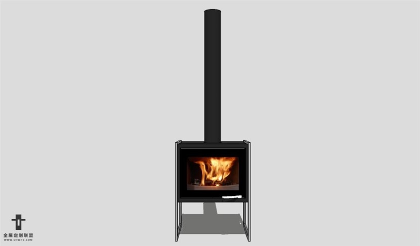 SketchUp草图大师欧式壁炉SU模型下载Fireplace-027SKP模型