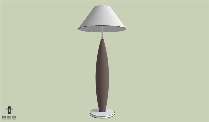 SketchUp草图大师落地灯SU模型下载Floor light-036SKP模型