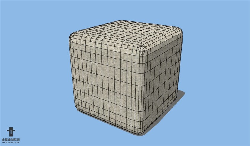 SketchUp草图大师家具脚蹬SU模型下载Footstool-004SKP模型