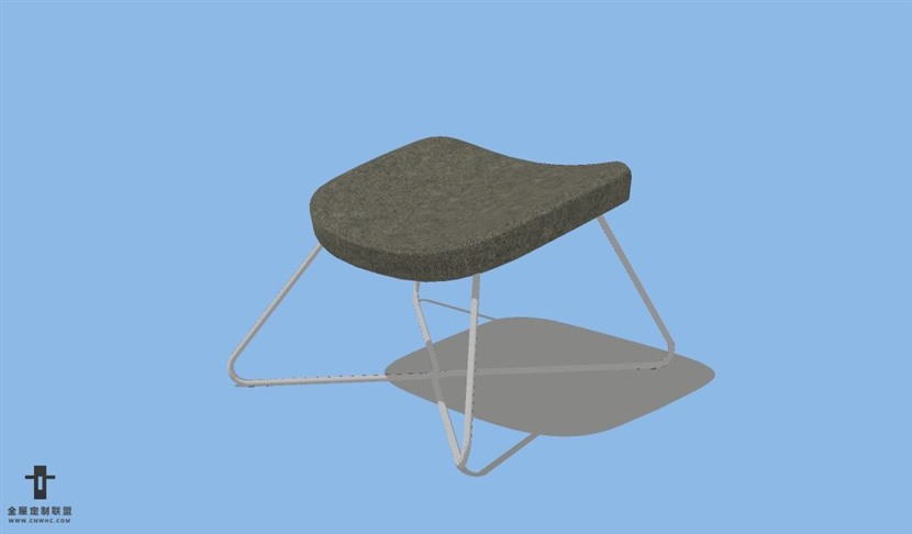 SketchUp草图大师家具脚蹬SU模型下载Footstool-011SKP模型