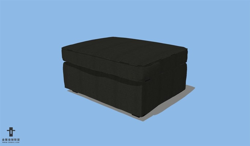 SketchUp草图大师家具脚蹬SU模型下载Footstool-025SKP模型