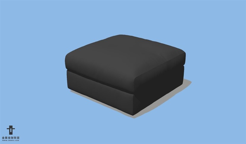 SketchUp草图大师家具脚蹬SU模型下载Footstool-035SKP模型