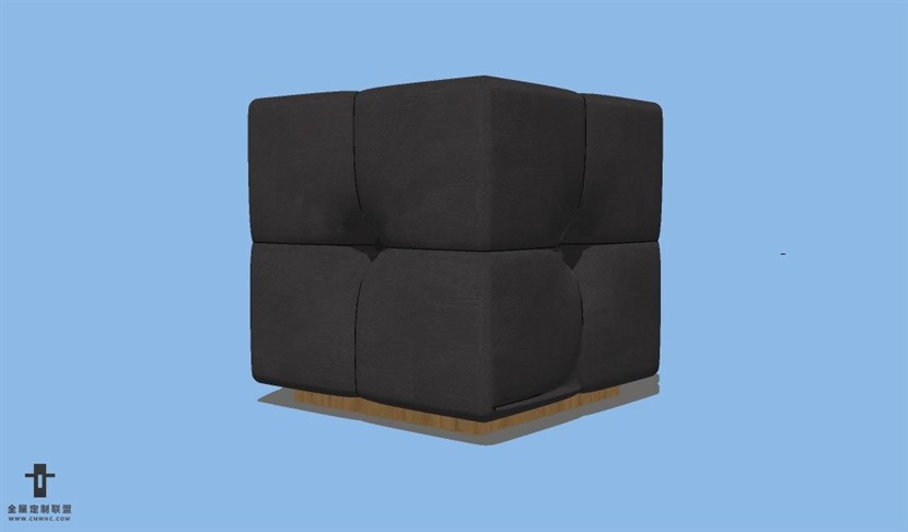 SketchUp草图大师家具脚蹬SU模型下载Footstool-060SKP模型