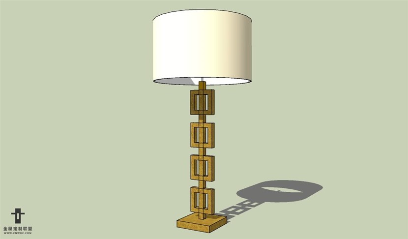 SketchUp草图大师台灯SU模型下载Lamp-017SKP模型