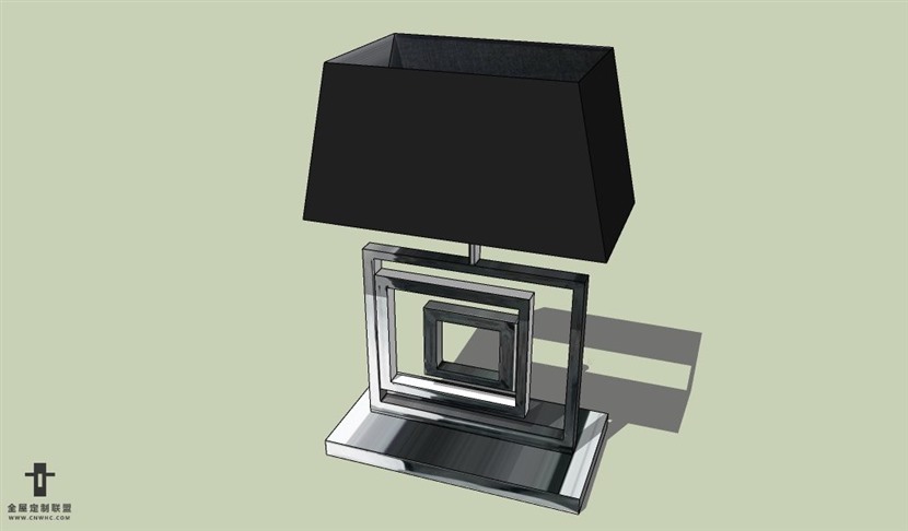 SketchUp草图大师台灯SU模型下载Lamp-053SKP模型