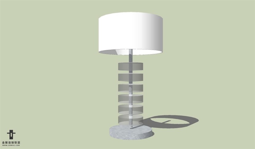 SketchUp草图大师台灯SU模型下载Lamp-151SKP模型